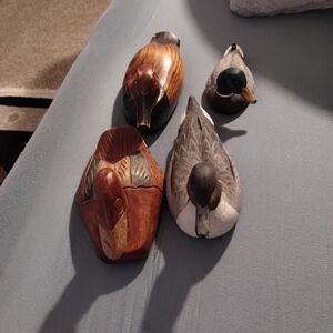 Handcrafted Ducks/Mallard 1985; Sizes Vary.